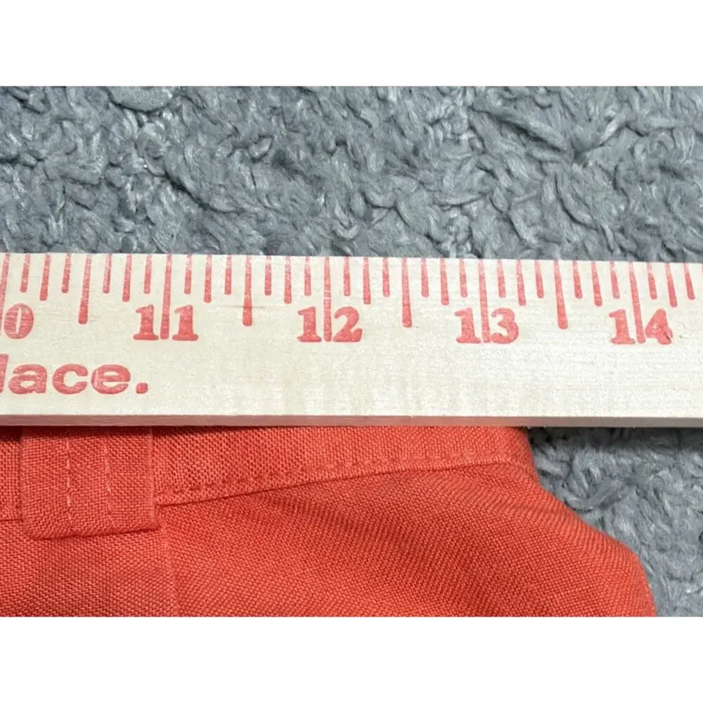 Vintage Palmettos Linen High Waisted Shorts Size 7 Mom Pants Beachy 26x3